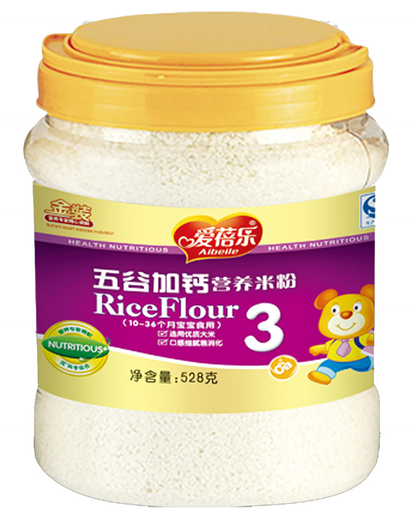 愛(ài)蓓樂(lè)五谷加鈣營(yíng)養(yǎng)米粉528g