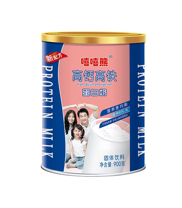 嘻嘻熊蛋白奶-高鈣高鐵