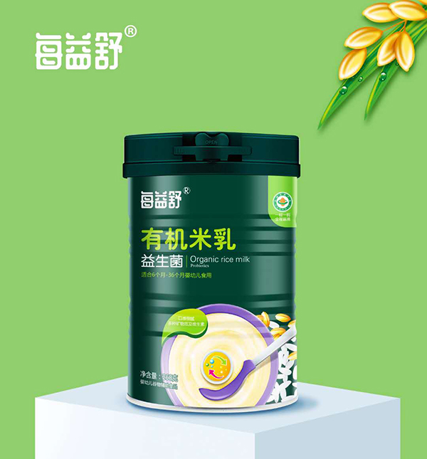 每益舒有機(jī)米乳 益生菌