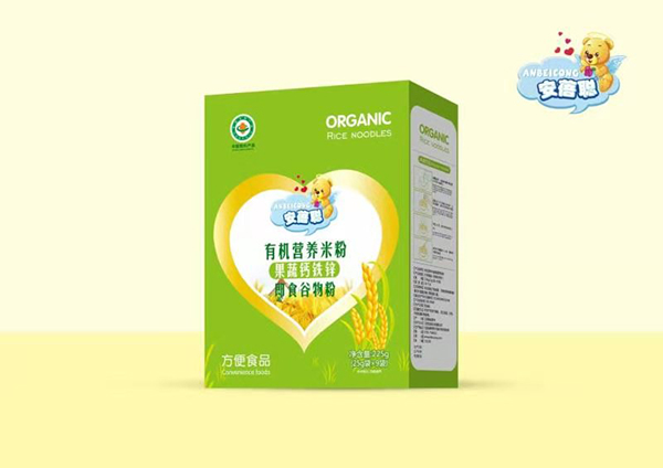 安蓓聰有機(jī)營養(yǎng)米粉盒裝 果蔬鈣鐵鋅