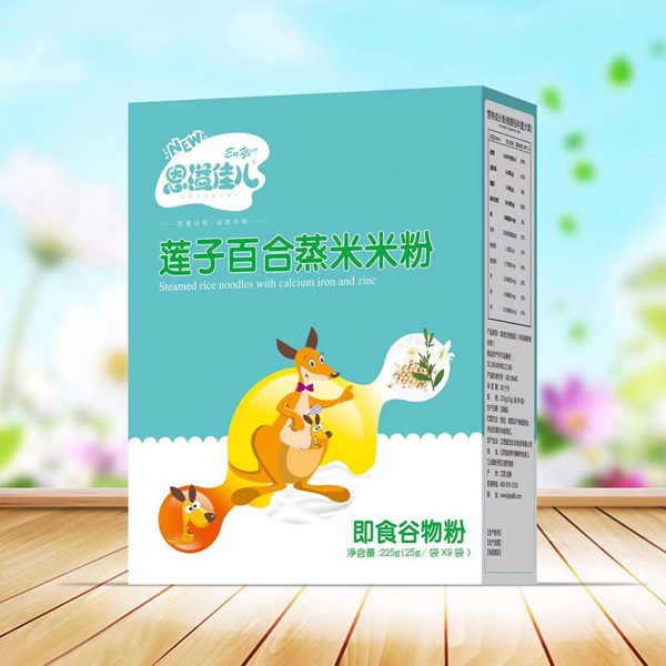 恩溢佳兒蓮子百合蒸米米粉 盒裝