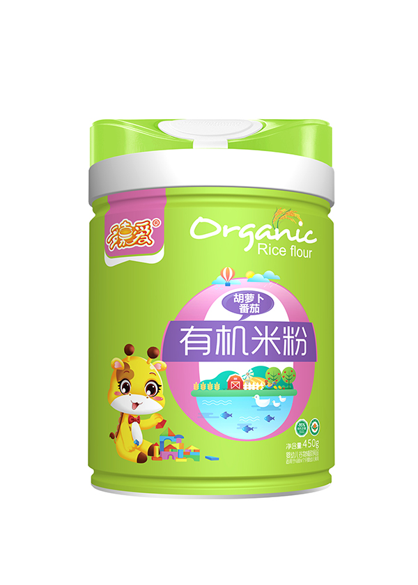 多嘉愛(ài)有機(jī)米粉罐裝 胡蘿卜番茄