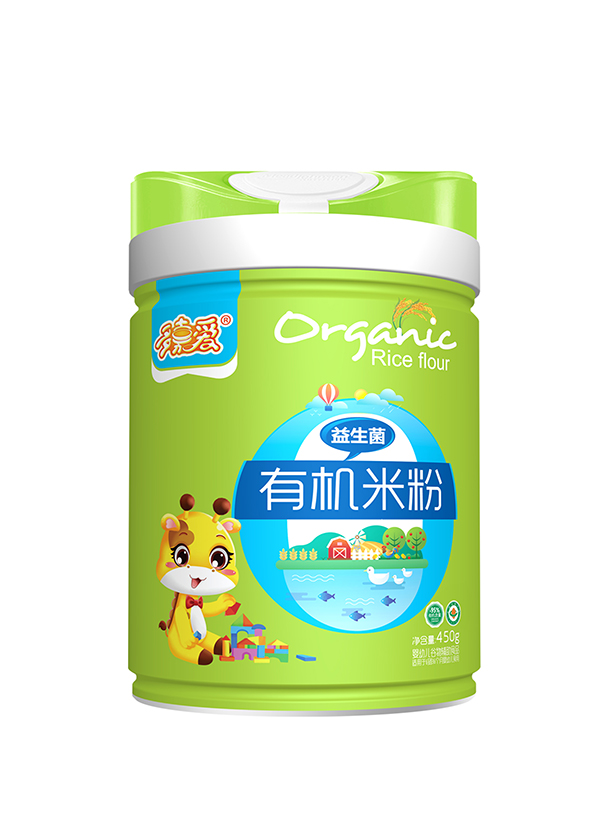 多嘉愛(ài)有機(jī)米粉罐裝 益生菌