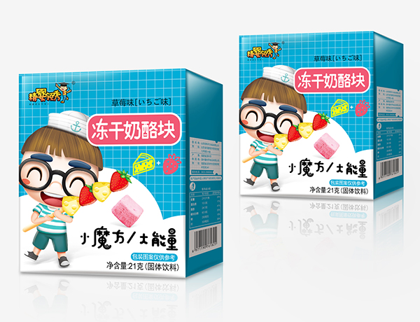 精嬰領(lǐng)秀凍干奶酪塊 草莓味