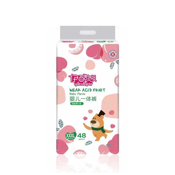 伊酷熊弱酸果C褲-嬰兒一體褲XXXL48