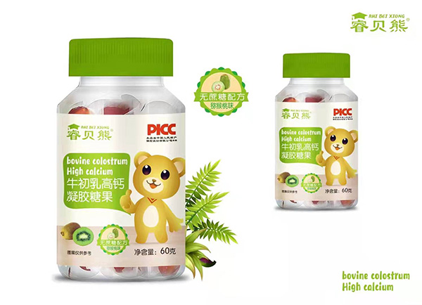 睿貝熊牛初乳高鈣凝膠糖果