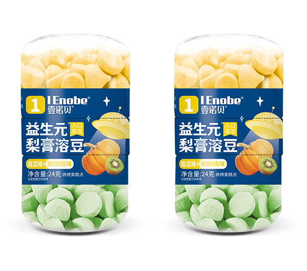 壹諾貝益生元梨膏溶豆-南瓜味+獼猴桃味