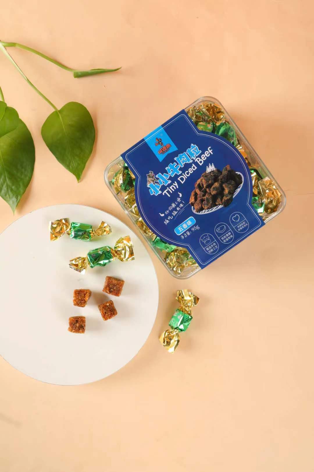 斑迪鹿小小牛肉粒 五香味