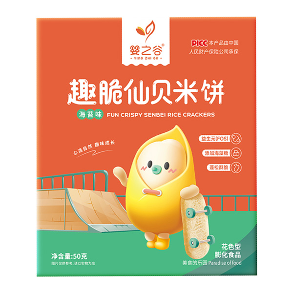 嬰之谷趣脆仙貝米餅-海苔味