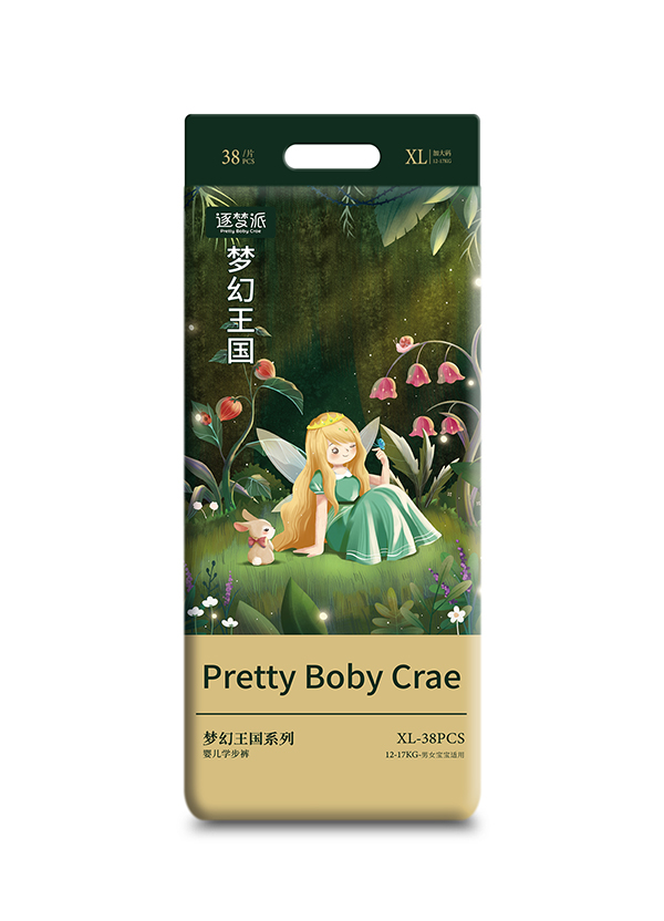 逐夢(mèng)派夢(mèng)幻王國系列嬰兒學(xué)步褲XL38