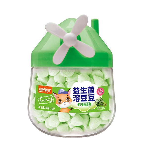 倍樂(lè)媽咪益生菌溶豆豆-風(fēng)車(chē)罐菠菜味