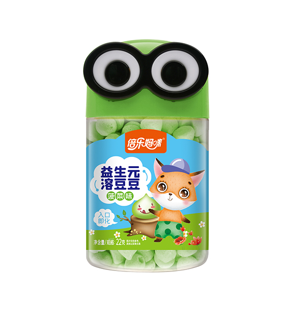 倍樂(lè)媽咪益生元溶豆豆-大眼萌罐菠菜味