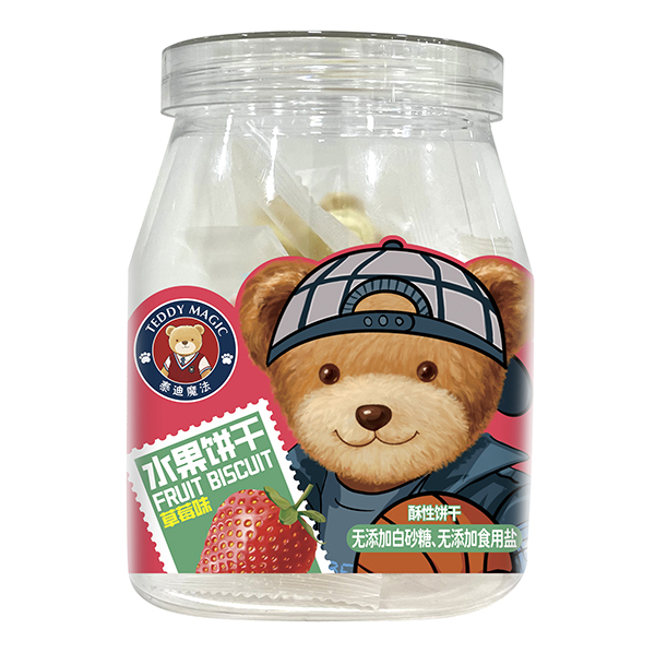 泰迪魔法水果餅干 草莓味
