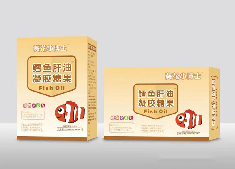 葵花小博士鱈魚(yú)肝油凝膠糖果