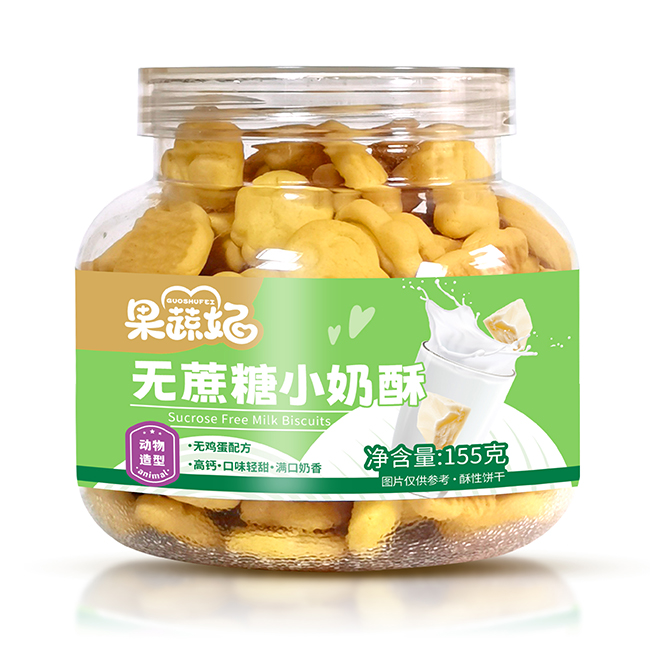 果蔬妃無蔗糖小奶酥 動物造型