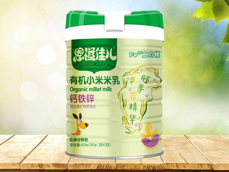 恩溢佳兒有機(jī)小米米乳 鈣鐵鋅