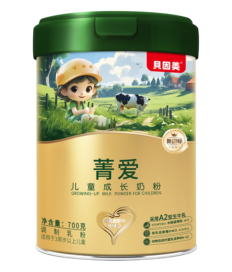 貝因美菁愛(ài)兒童成長(zhǎng)奶粉700克.