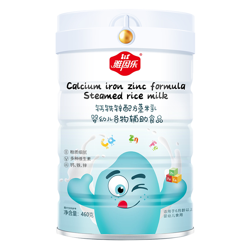 雅因樂鈣鐵鋅配方蒸米乳罐裝