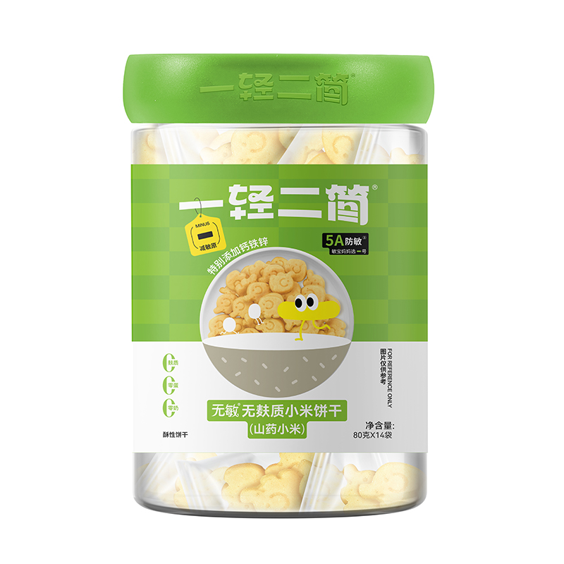 一輕二簡(jiǎn)無(wú)敏無(wú)麩質(zhì)小米餅干(山藥小米)