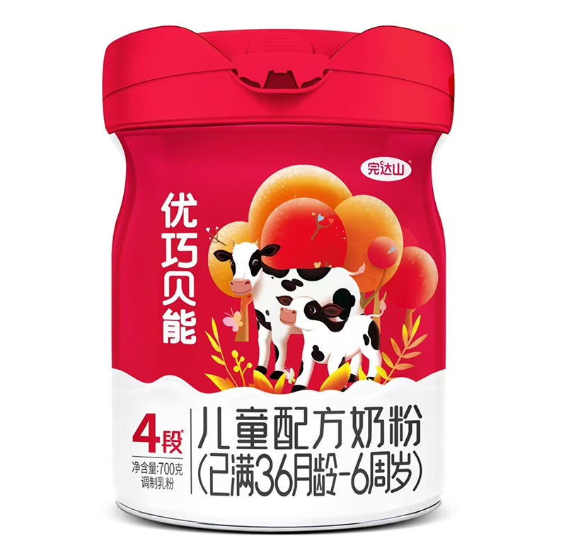 完達(dá)山優(yōu)巧貝能4段兒童配方奶粉(已滿36月齡-6周歲)