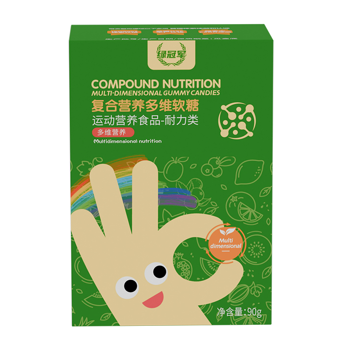 百合康綠冠軍復(fù)合營養(yǎng)多維軟糖