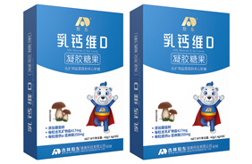 敖東乳鈣VD凝膠糖果