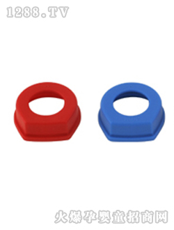 NUK奶瓶旋蓋紅藍色