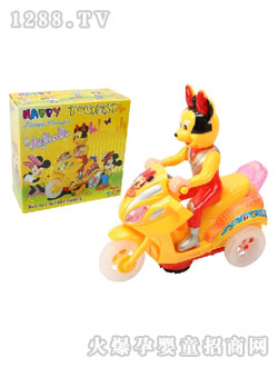 電動(dòng)米奇摩托車明輪帶燈