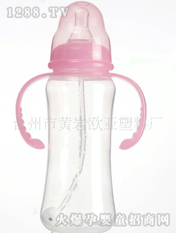 300ML有柄標準口徑圓弧自動奶瓶