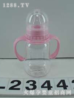 金綸40Z弧形帶柄嬰兒奶瓶