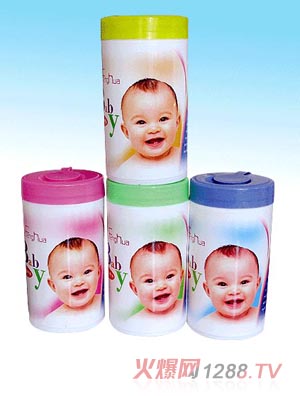 嬰兒濕巾80片桶裝