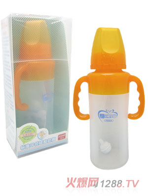 嬰侍衛(wèi)標(biāo)準(zhǔn)口徑硅膠奶瓶200ml