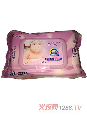 幼柔無(wú)淚配方嬰幼兒濕巾80抽
