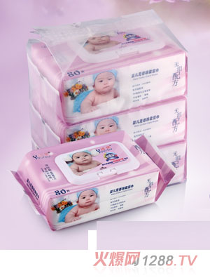 幼柔無淚配方嬰兒護臀濕巾