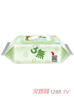3無嬰兒濕巾蓋裝80抽
