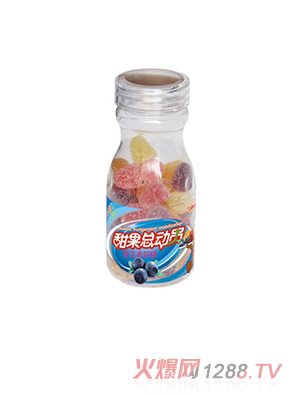 75克甜果總動(dòng)員藍(lán)莓味維生素軟糖