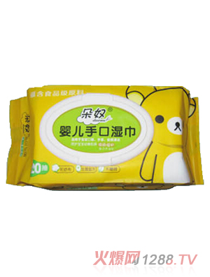 朵奴嬰兒手口濕巾120抽帶蓋