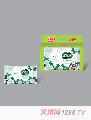 嬌潤潔膚柔8片印象花濕巾