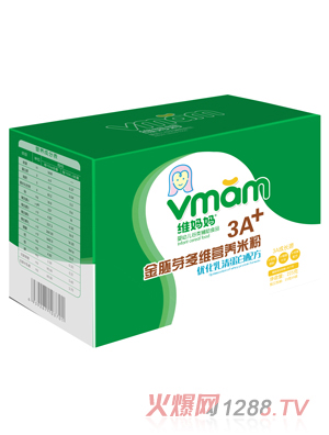 維媽媽優(yōu)化乳清蛋白3A金胚芽多維營養(yǎng)米粉