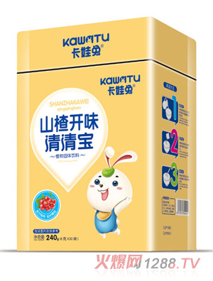 卡娃兔山楂開(kāi)味清清寶