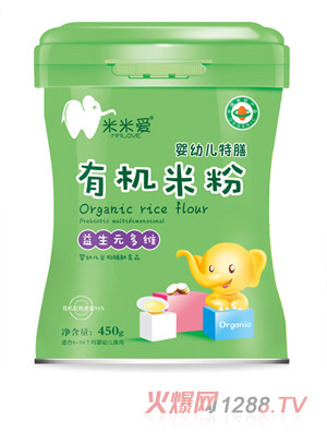 米米愛(ài)有機(jī)米粉 益生元多維 聽(tīng)裝