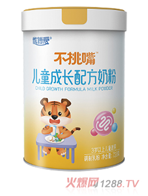 優(yōu)博愛不挑嘴兒童成長(zhǎng)配方奶粉