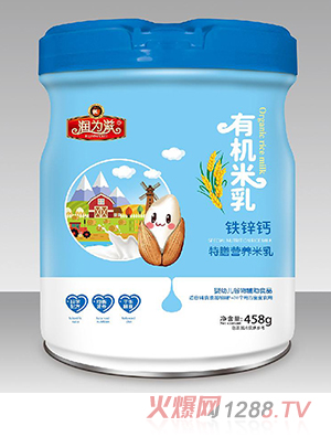 潤為滋有機(jī)米乳 鐵鋅鈣