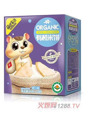 萌倉(cāng)部落有機(jī)米餅原味