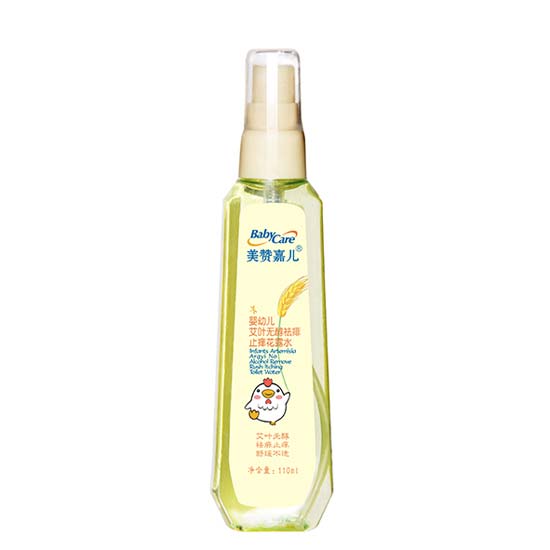 美贊嘉兒嬰幼兒艾葉無(wú)醇祛痱止癢花露水