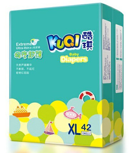 酷琪極度超薄系列尿褲XL碼42片