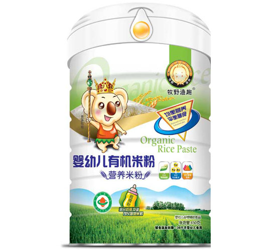 牧野漁趣嬰幼兒有機米粉聽裝