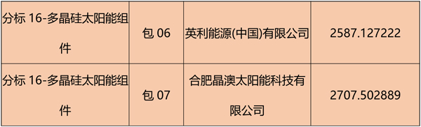 國網(wǎng)2018綜合能源服務(wù)項目招標(biāo)光伏組件、逆變器中標(biāo)名單