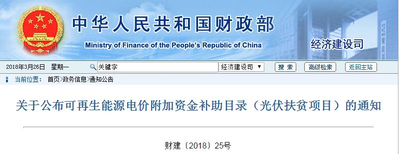 重磅：財政部戶用光伏扶貧電站名單來了！補(bǔ)貼優(yōu)先發(fā)放