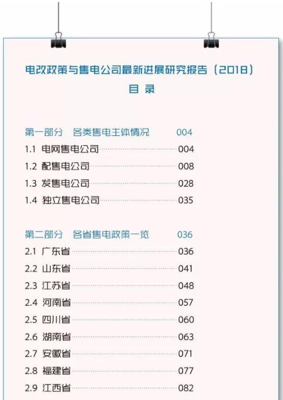 1、《關(guān)于開展2018年山東省電力企業(yè)信用評價工作的通知》  山東省電力企業(yè)協(xié)會日前發(fā)布了《關(guān)于開展2018年山東省電力企業(yè)信用評價工